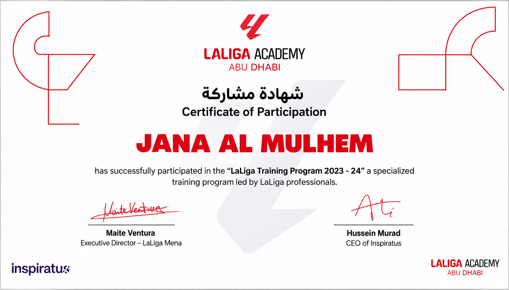 Learning recognition